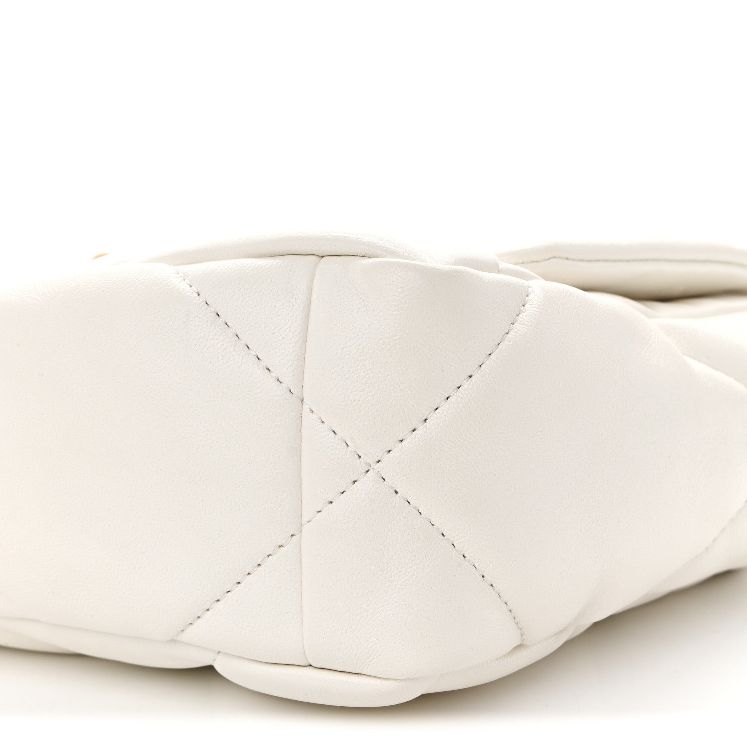 Chanel Lambskin Quilted Medium Chanel 19 Flap White 1893308