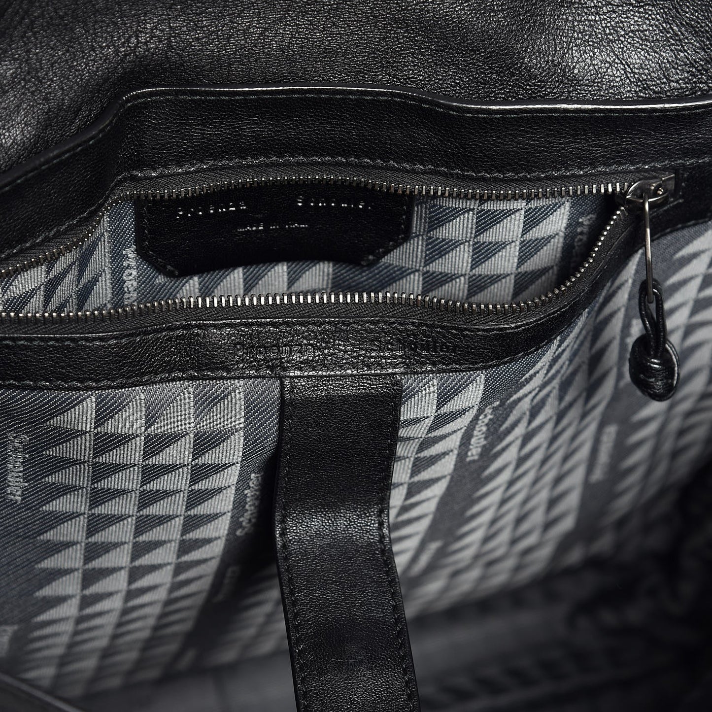 Lambskin PS1 Large Satchel Black