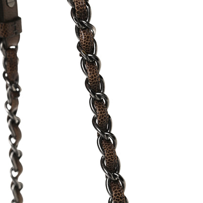 Chanel Crumpled Grained Calfskin CC Crave Tote Brown 16 of 16