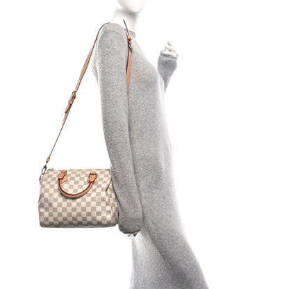 Louis Vuitton Damier Azur Speedy Bandouliere 25 2 of 15