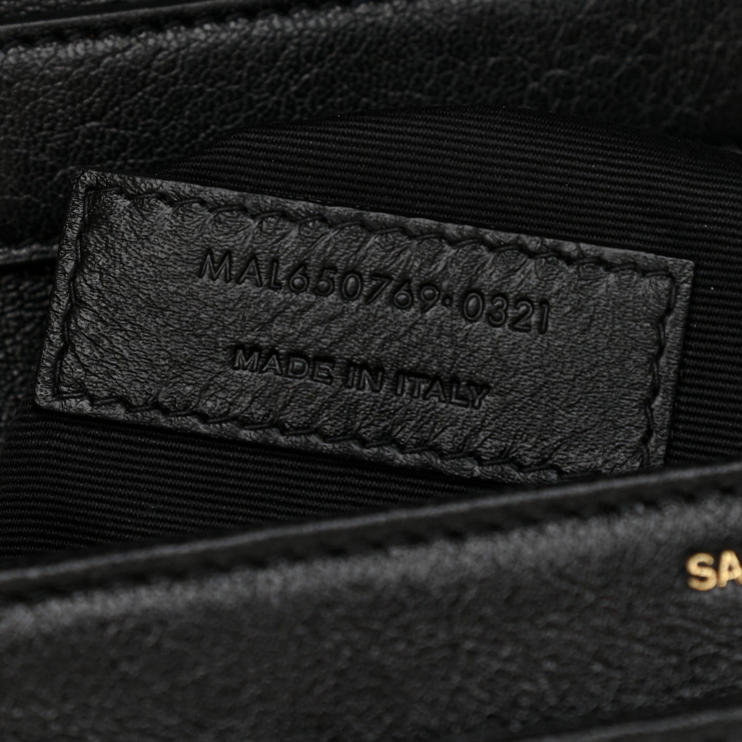 Lambskin Quilted Mini Becky Chain Bag Black