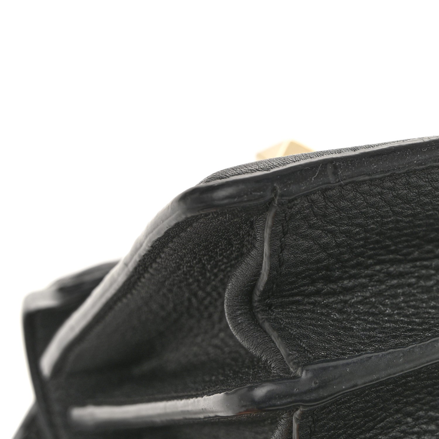 Valentino Garavani Grainy Calfskin Medium VLTN Uptown Shoulder Bag Black 12 of 12