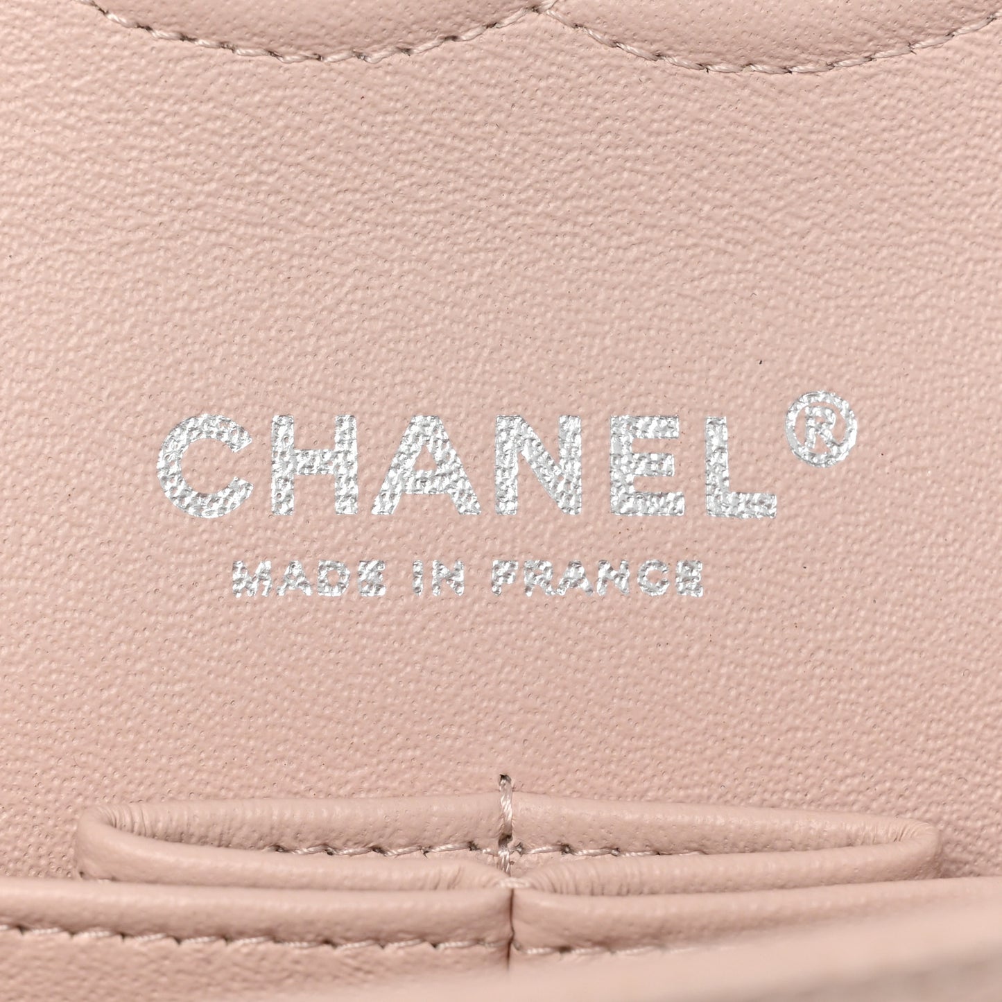 Caviar Quilted Medium Double Flap Light Pink