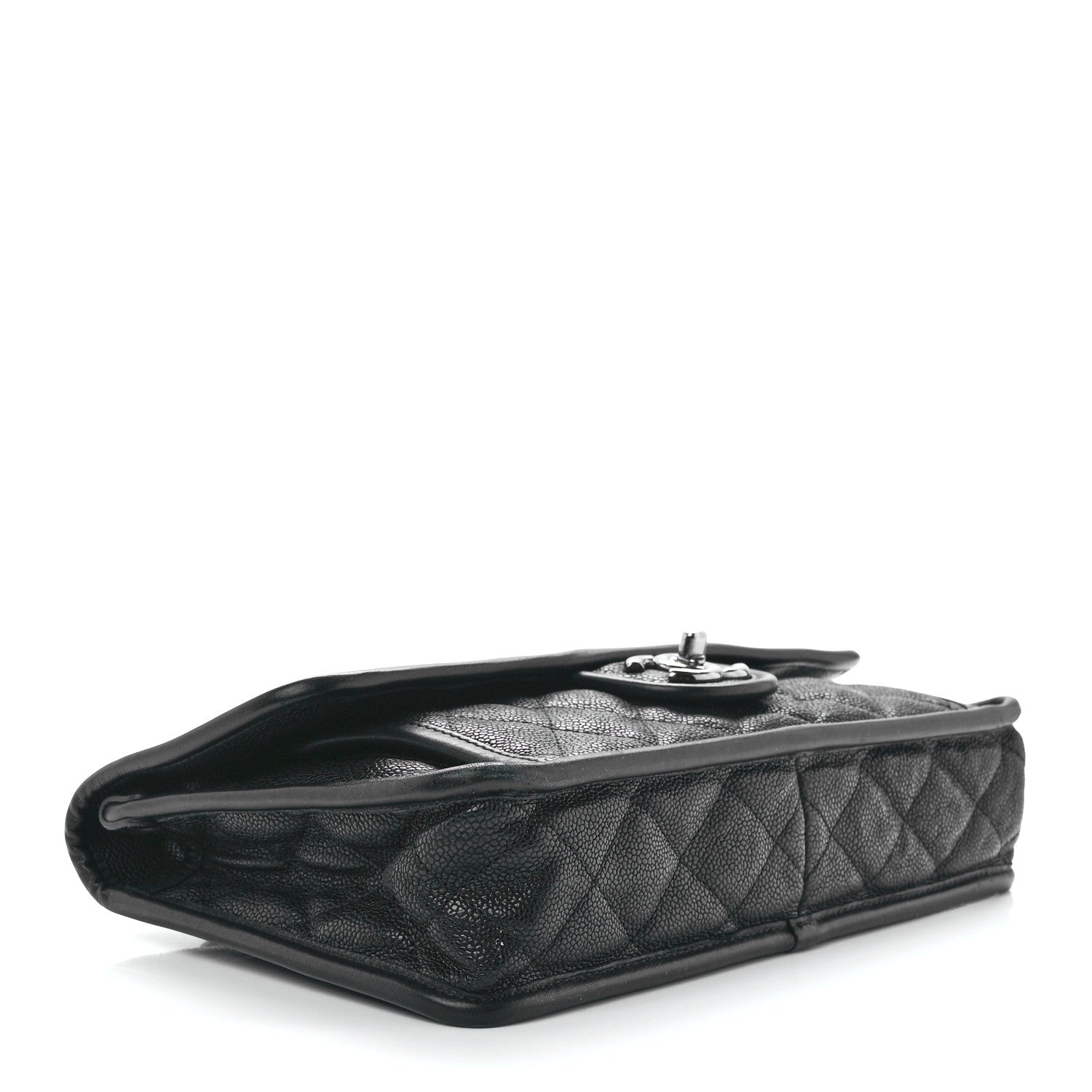 Chanel Caviar Quilted Medium French Riviera Flap Black 5 of 14