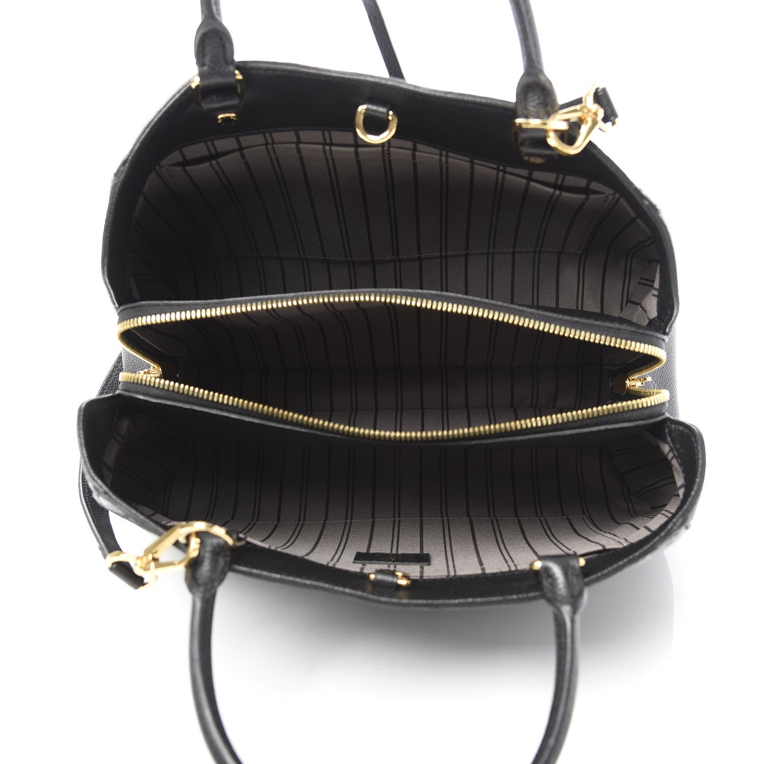 Louis Vuitton Empreinte Montaigne MM Black 5 of 10