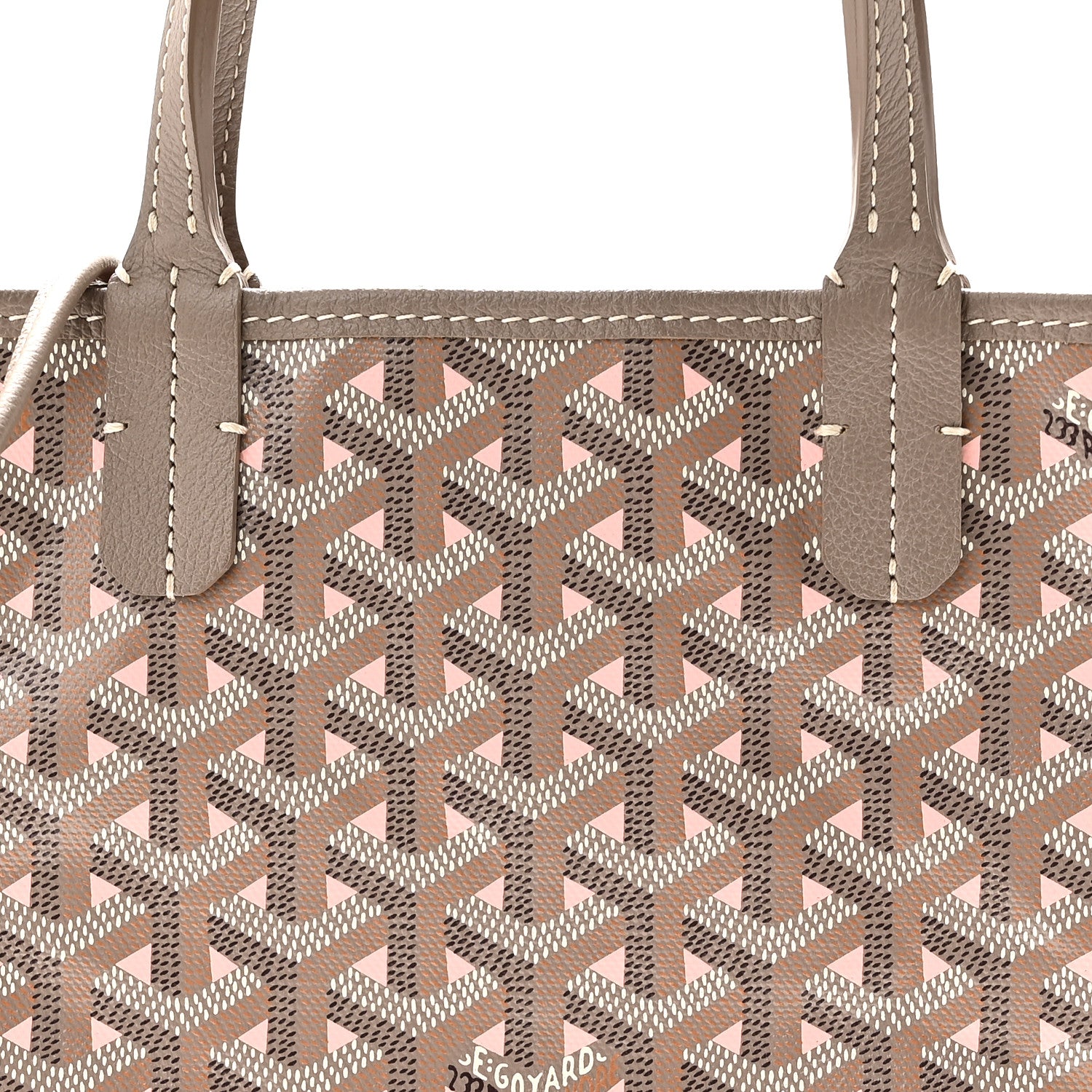 Goyard Goyardine Poitiers Claire Voie Tote Grege Powder Pink 8 of 10