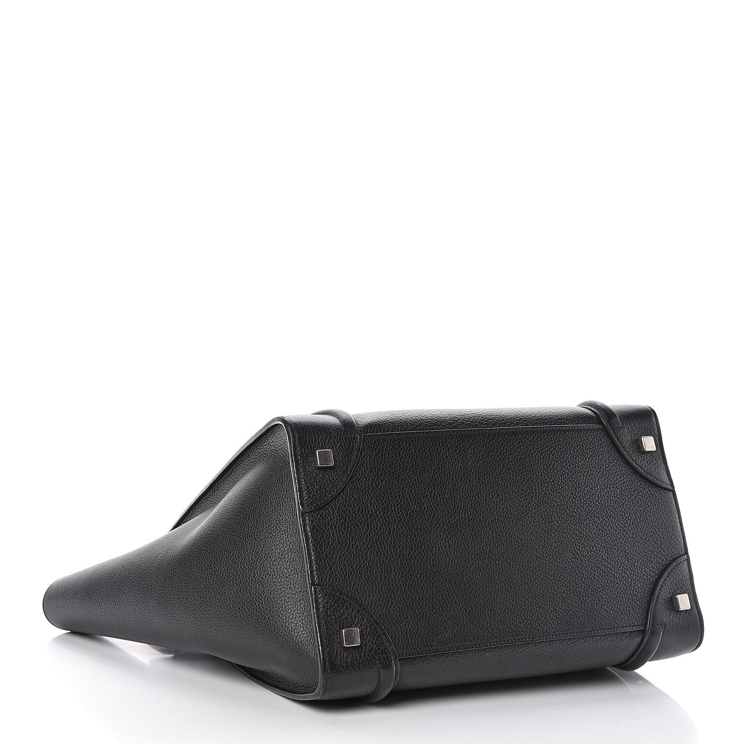 Celine Drummed Calfskin Mini Luggage Black 4 of 9