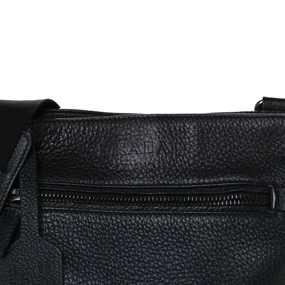 Prada Vitello Daino Crossbody Bag Black 7 of 10