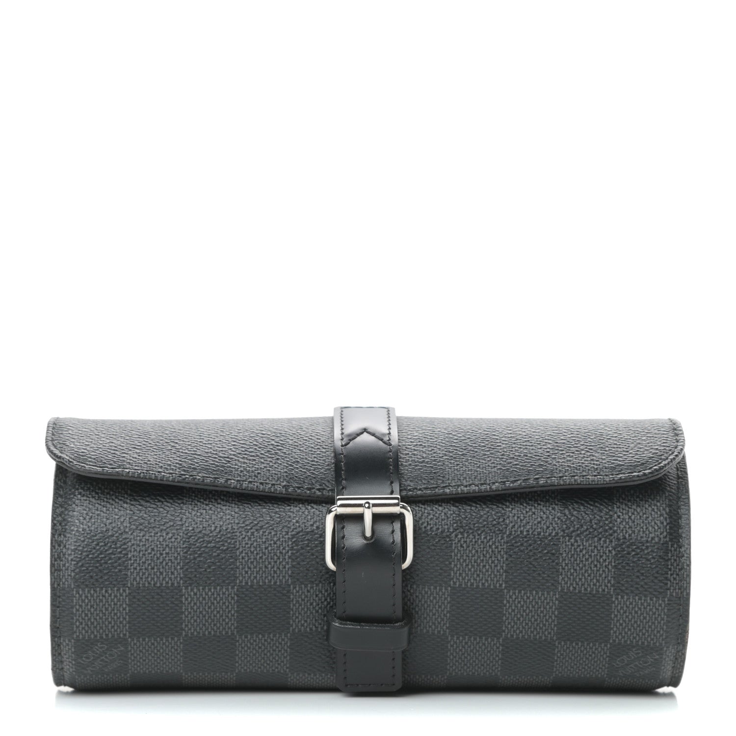 Louis Vuitton Damier Graphite 3 Watch Travel Case 1 of 9