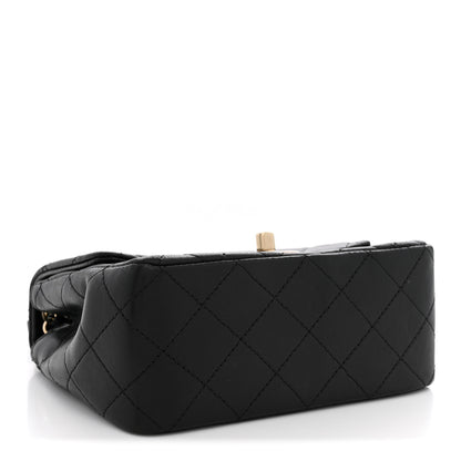 Chanel Lambskin Quilted Mini Square Flap Black 4 of 12