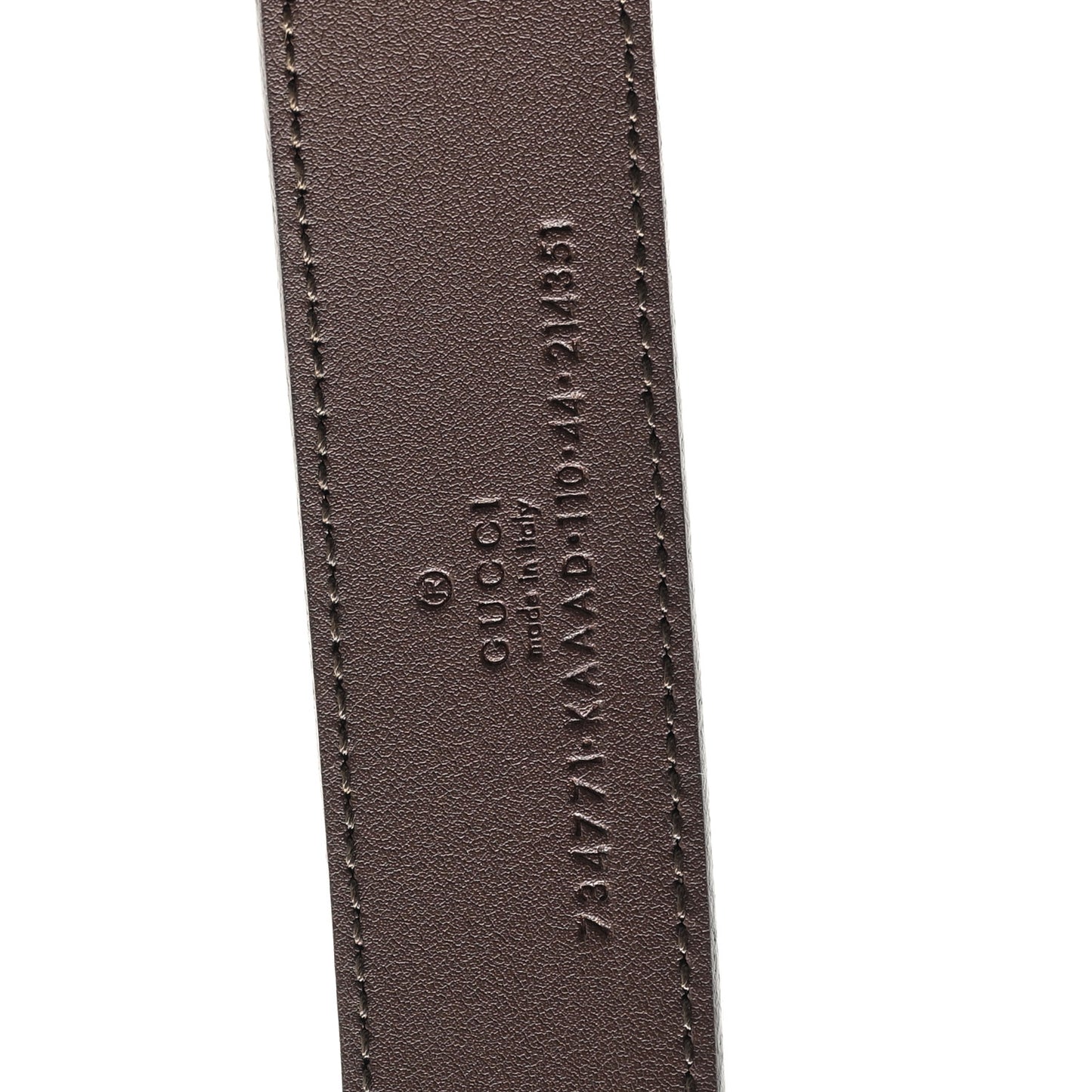 GG Supreme Monogram Calfskin Blondie Interlocking G 30mm Belt 110 44 Beige Ebony New Acero