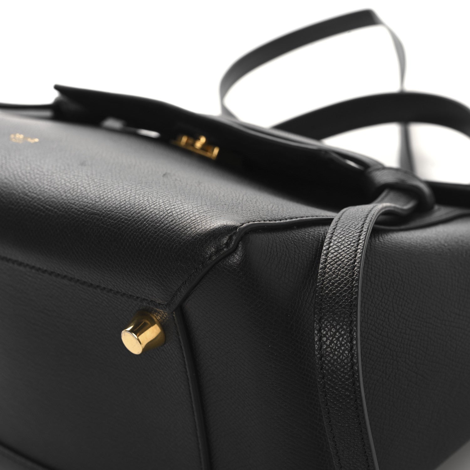 Celine Grained Calfskin Mini Belt Bag Black 10 of 14