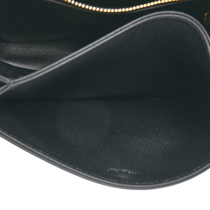Celine Shiny Calfskin Teen Triomphe Black 5 of 12