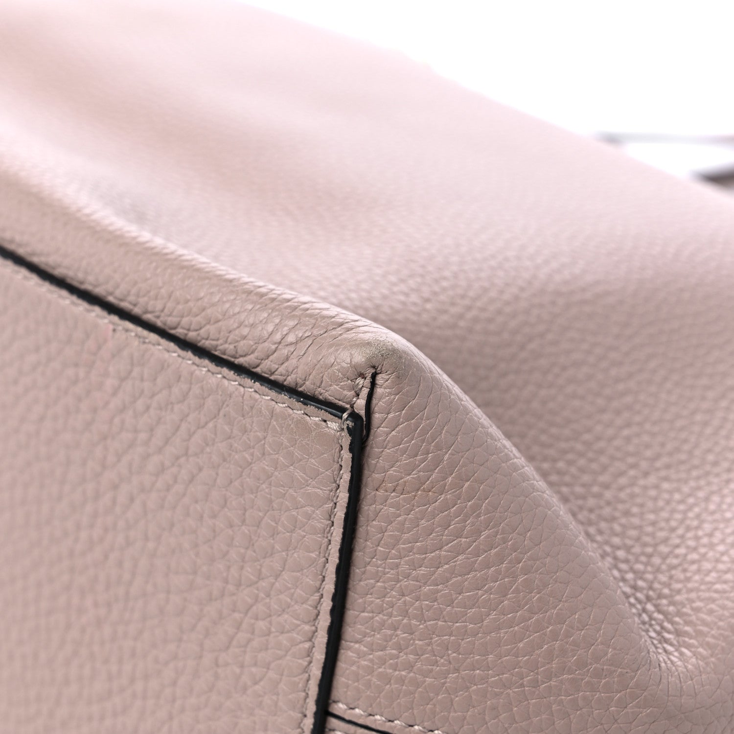 Valentino Garavani Grained Calfskin Rockstud Shoulder Tote Poudre 8 of 11