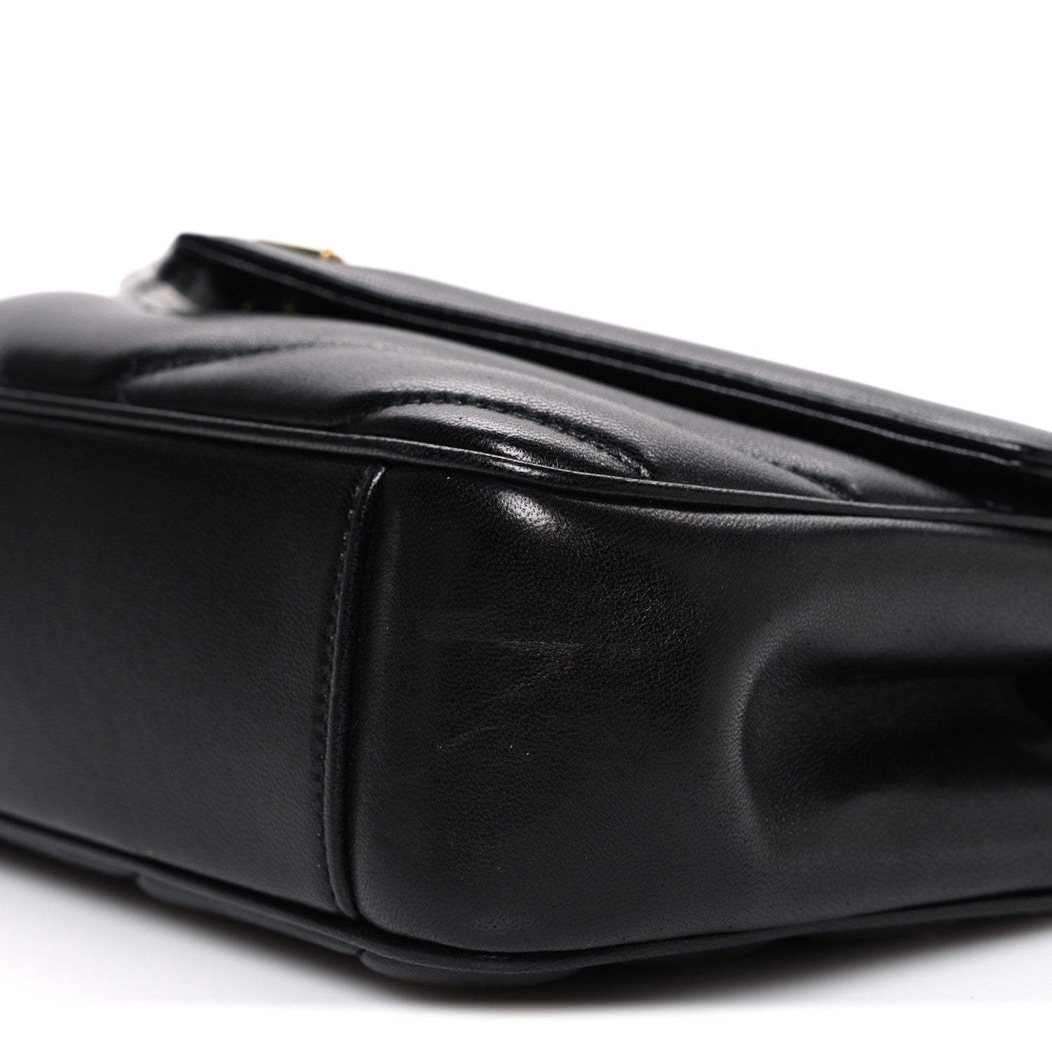 Saint Laurent Lambskin Chevron Quilted Small Loulou Black 11 of 11