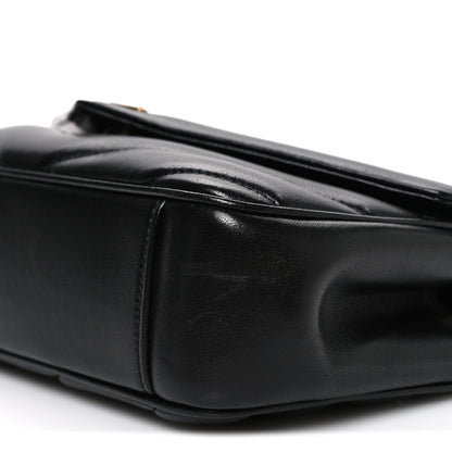 Saint Laurent Lambskin Chevron Quilted Small Loulou Black 11 of 11