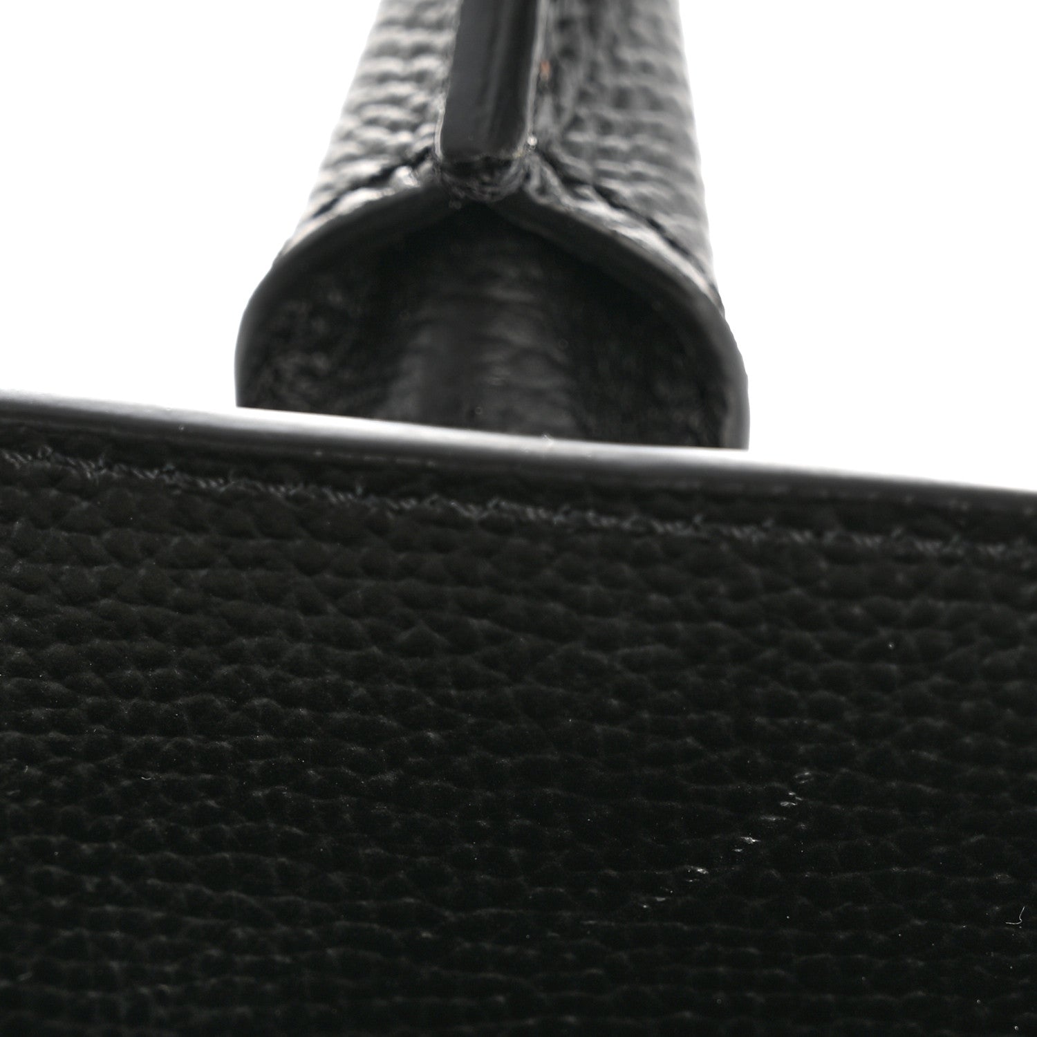 Burberry Grainy Calfskin House Check Medium Banner Tote Black 11 of 14