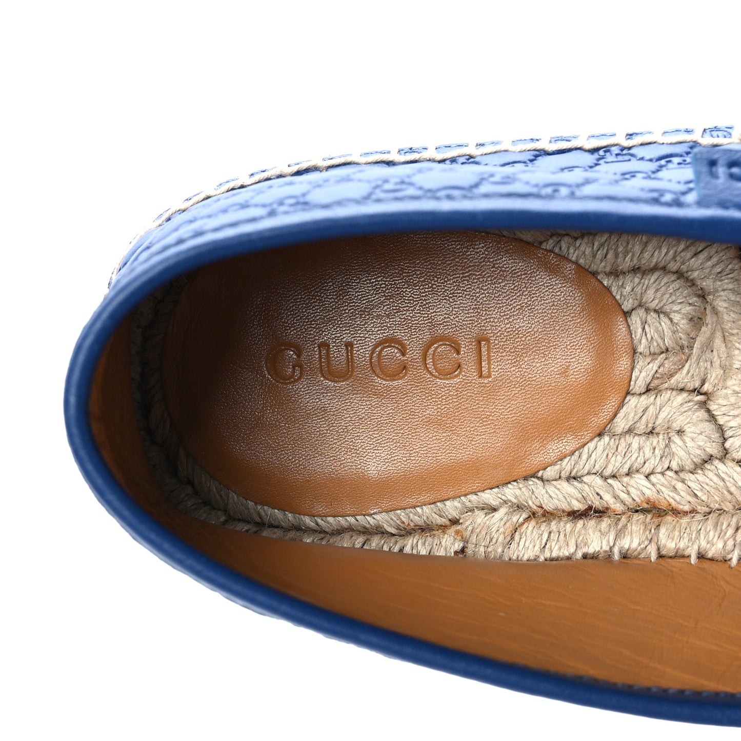 Microguccissima Mens Signature Espadrilles 8 Caspian
