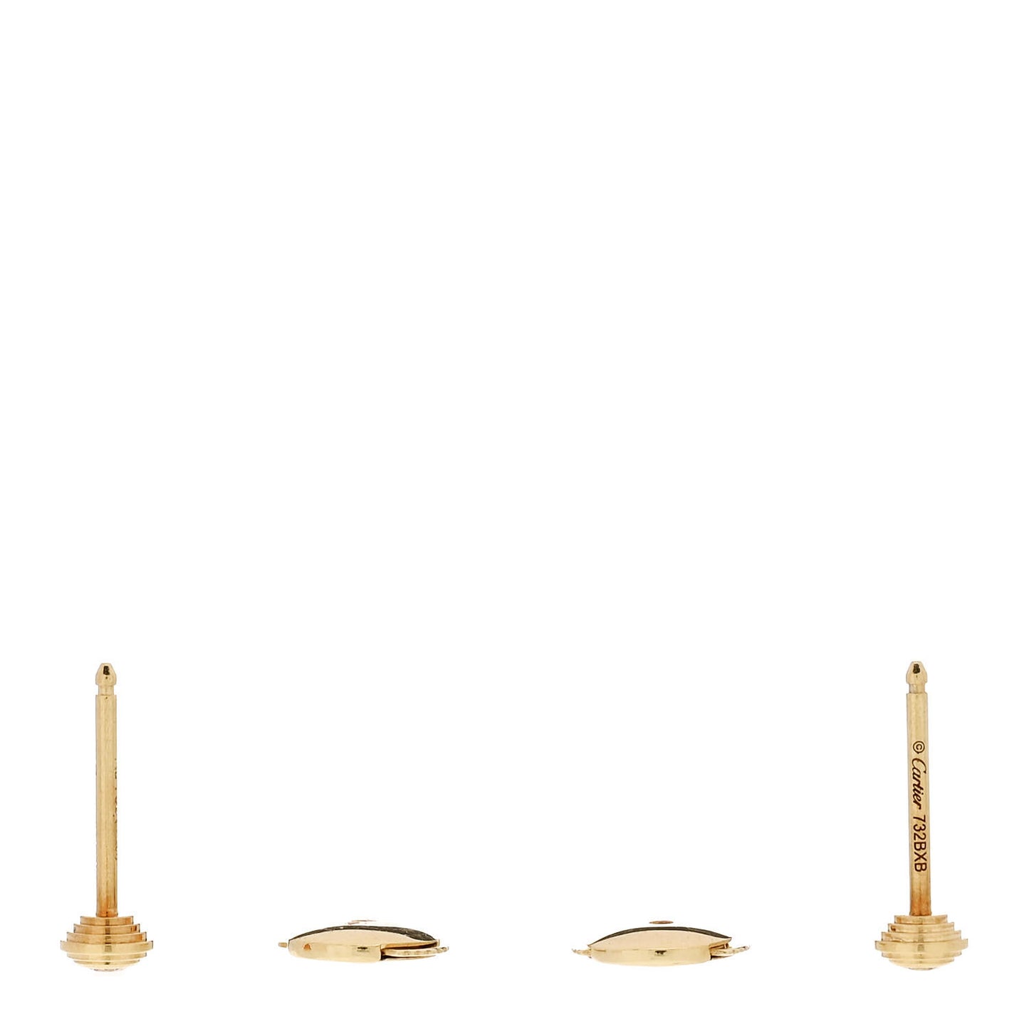 18K Yellow Gold Diamond XS D'Amour Earrings