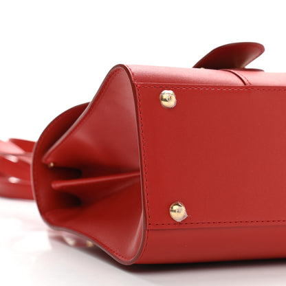Delvaux Box Calfskin Mini Brillant Satchel Red 9 of 10