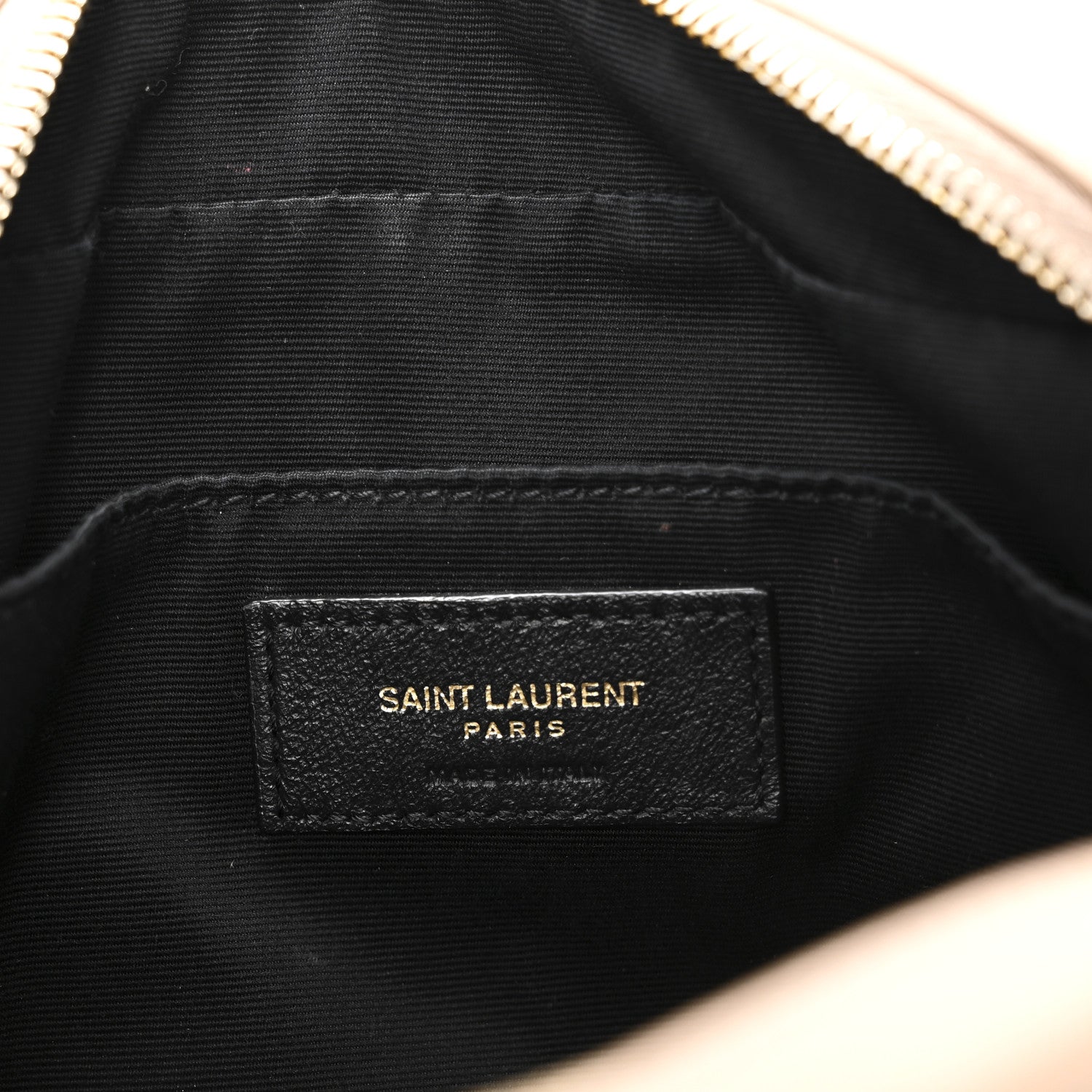 Saint Laurent Calfskin Matelasse Monogram Lou Camera Bag Dark Beige 6 of 10