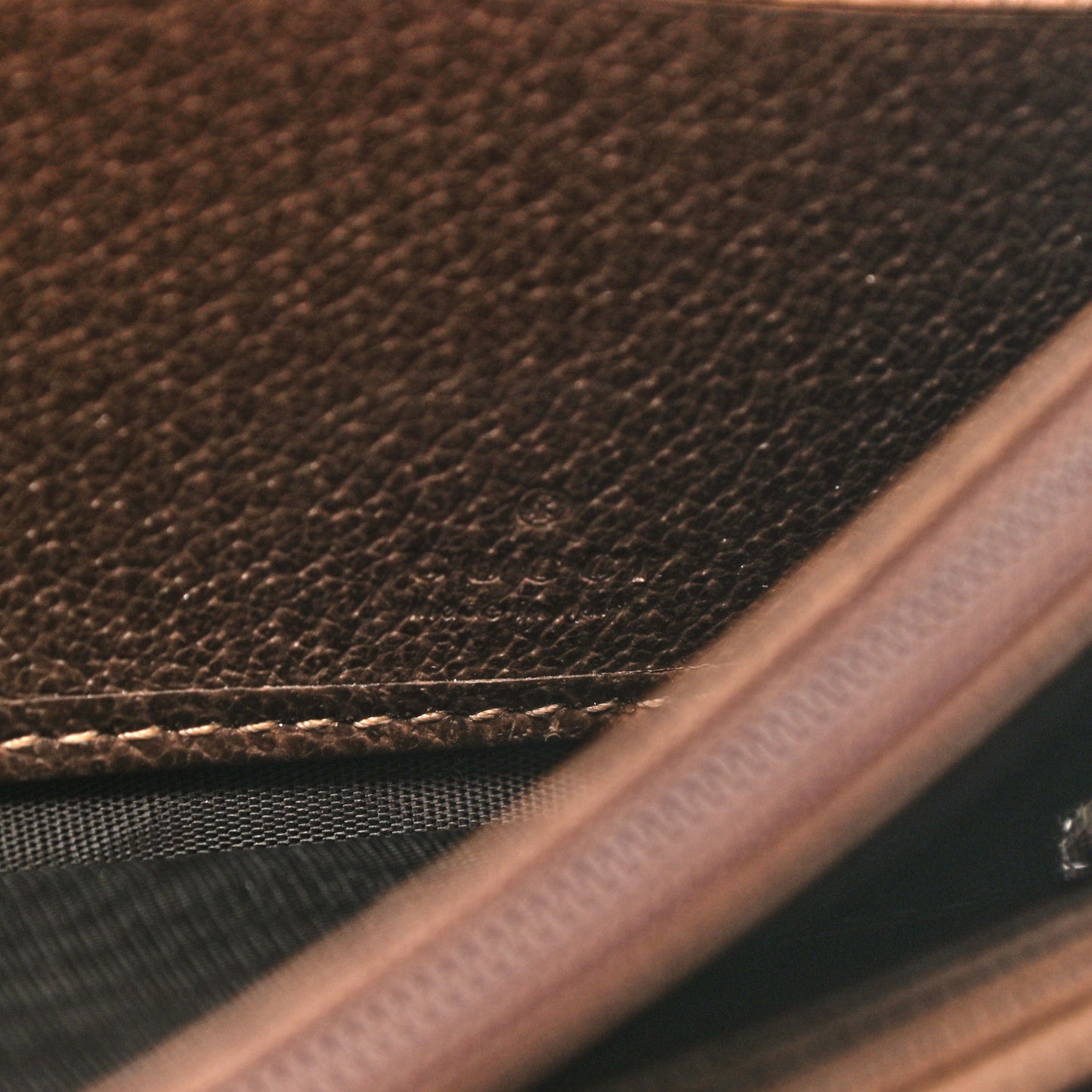 GG Supreme Monogram Web Ophidia Wallet On Chain Brown