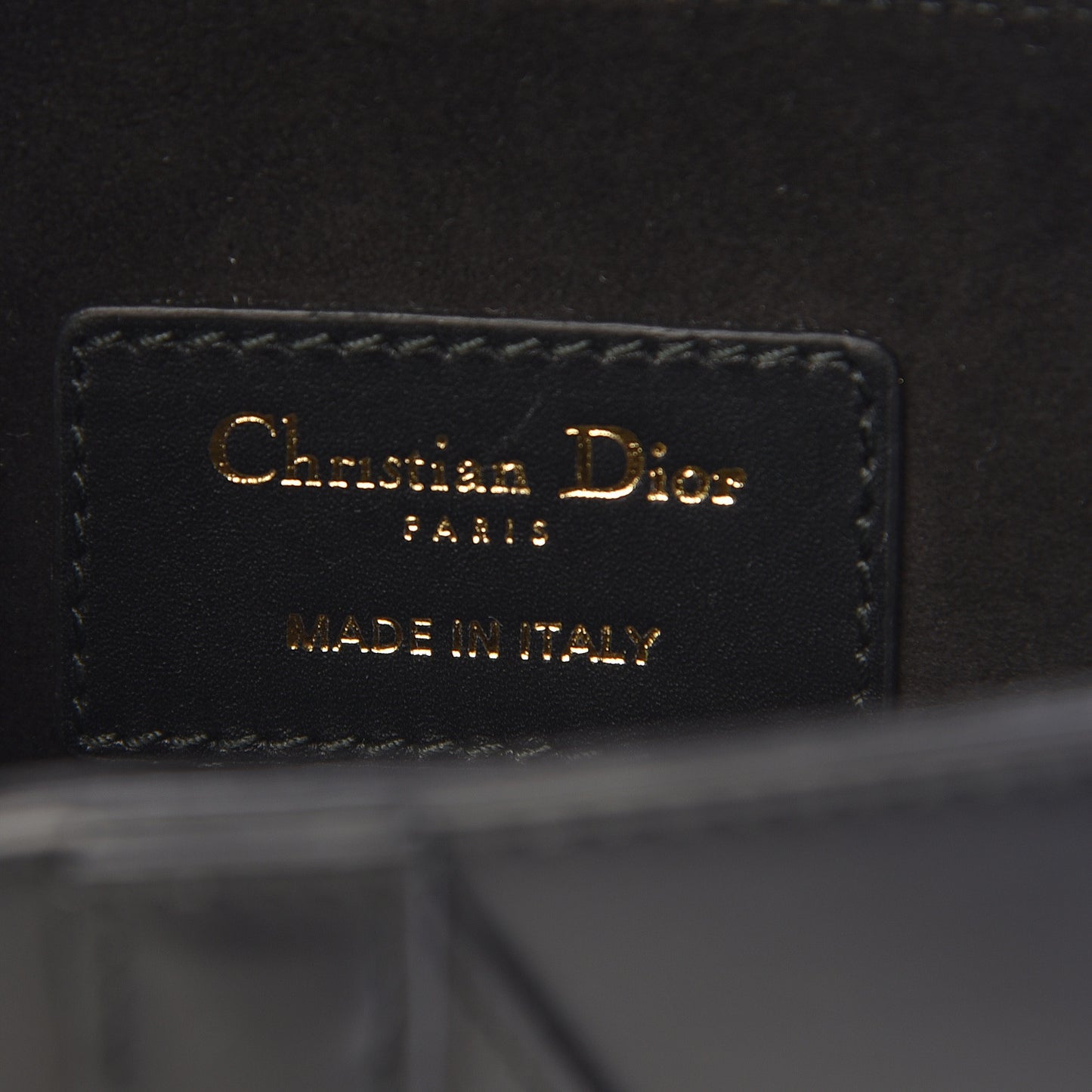 Calfskin Mini Saddle Bag Black