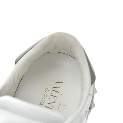 Valentino Garavani Calfskin VLTN Rockstud Open Sneakers 36 White 17 of 26