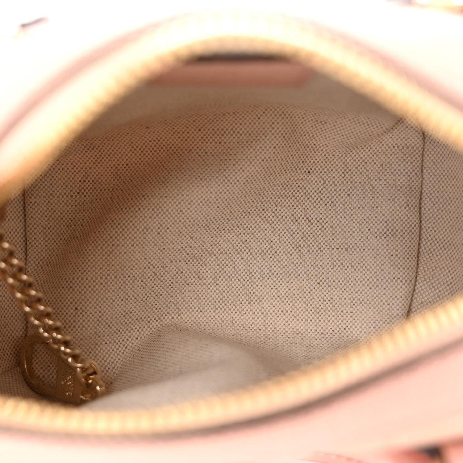 Gucci GG Supreme Monogram Textured Dollar Calfskin Web Super Mini Ophidia Top Handle Bowler Bag Rose Pink 5 of 11