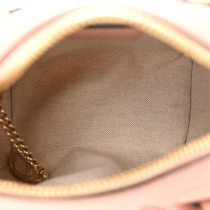 Gucci GG Supreme Monogram Textured Dollar Calfskin Web Super Mini Ophidia Top Handle Bowler Bag Rose Pink 5 of 11