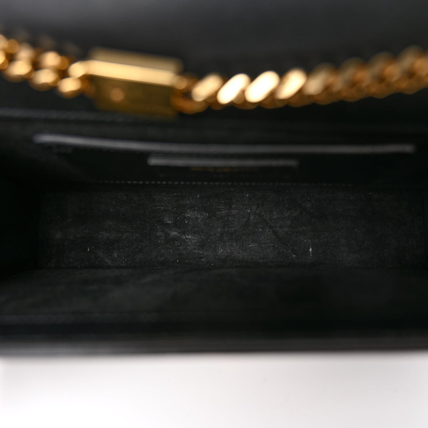 Smooth Calfskin Medium Classic Monogram Kate Tassel Satchel Black