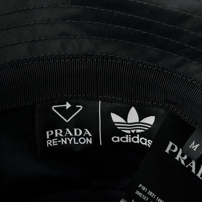 Prada X ADIDAS Re-Nylon Triangle Bucket Hat M Black 9 of 11