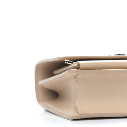 Saint Laurent Calfskin Monogram Sunset Chain Wallet Nude Powder 7 of 9