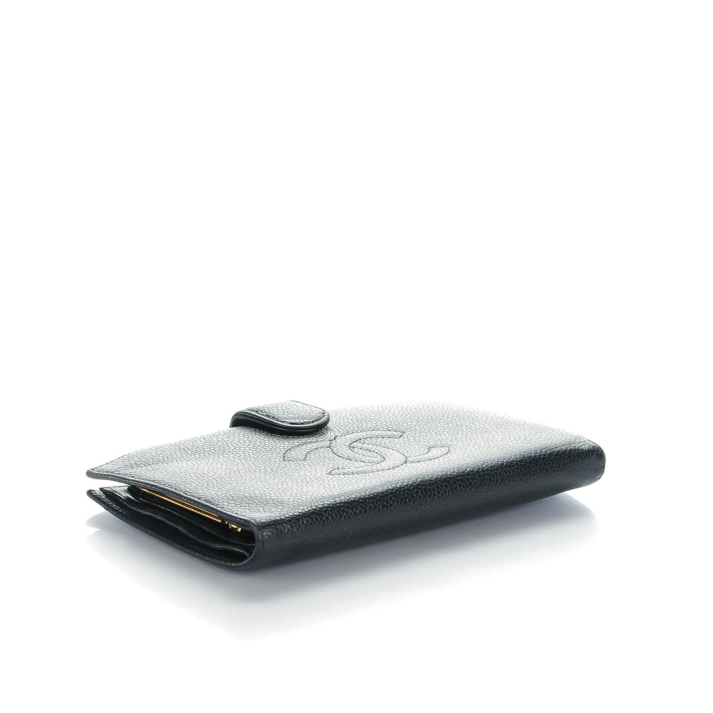 Caviar CC French Wallet Black