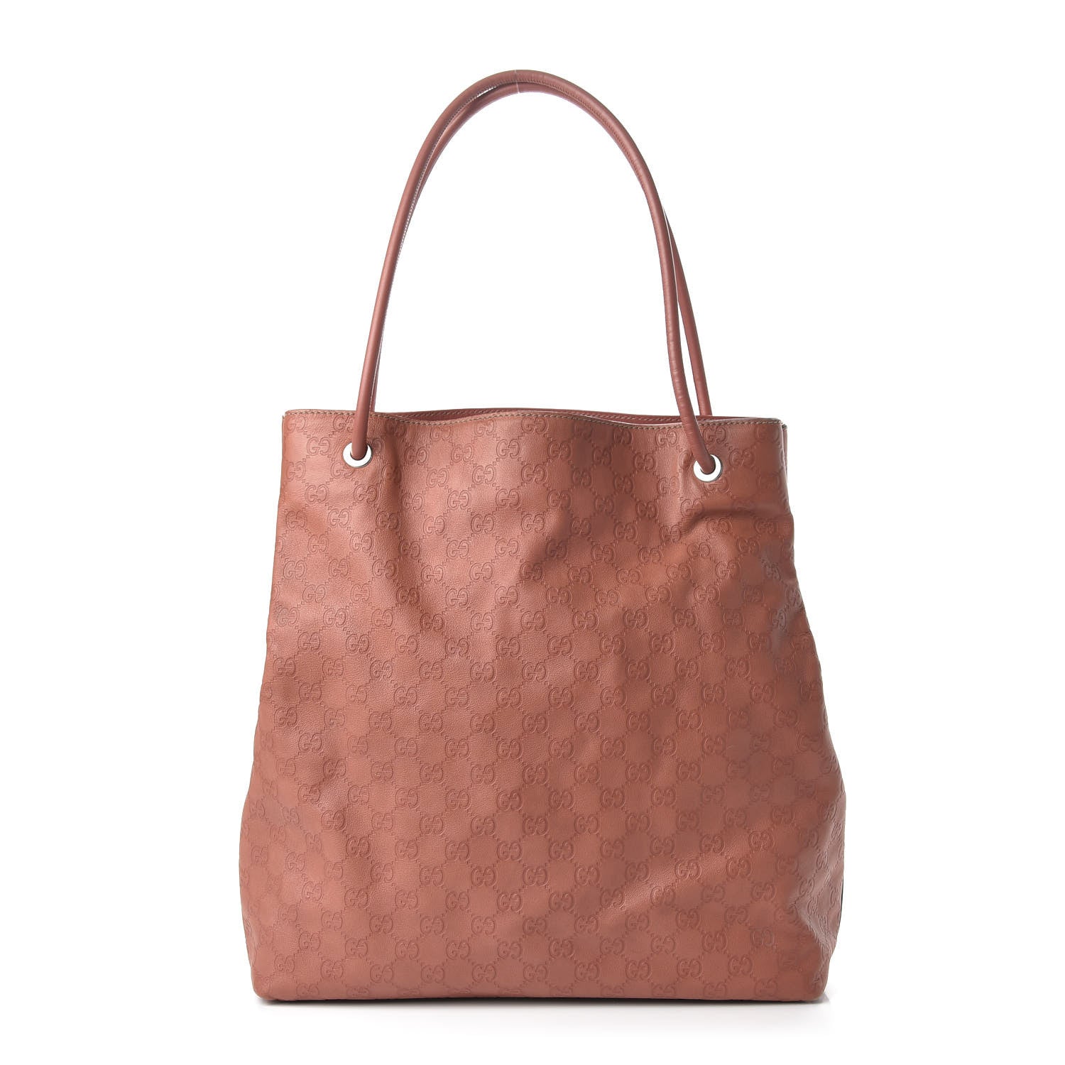 Gucci Guccissima Large Gifford Shopping Tote Soft Pink 1 of 10