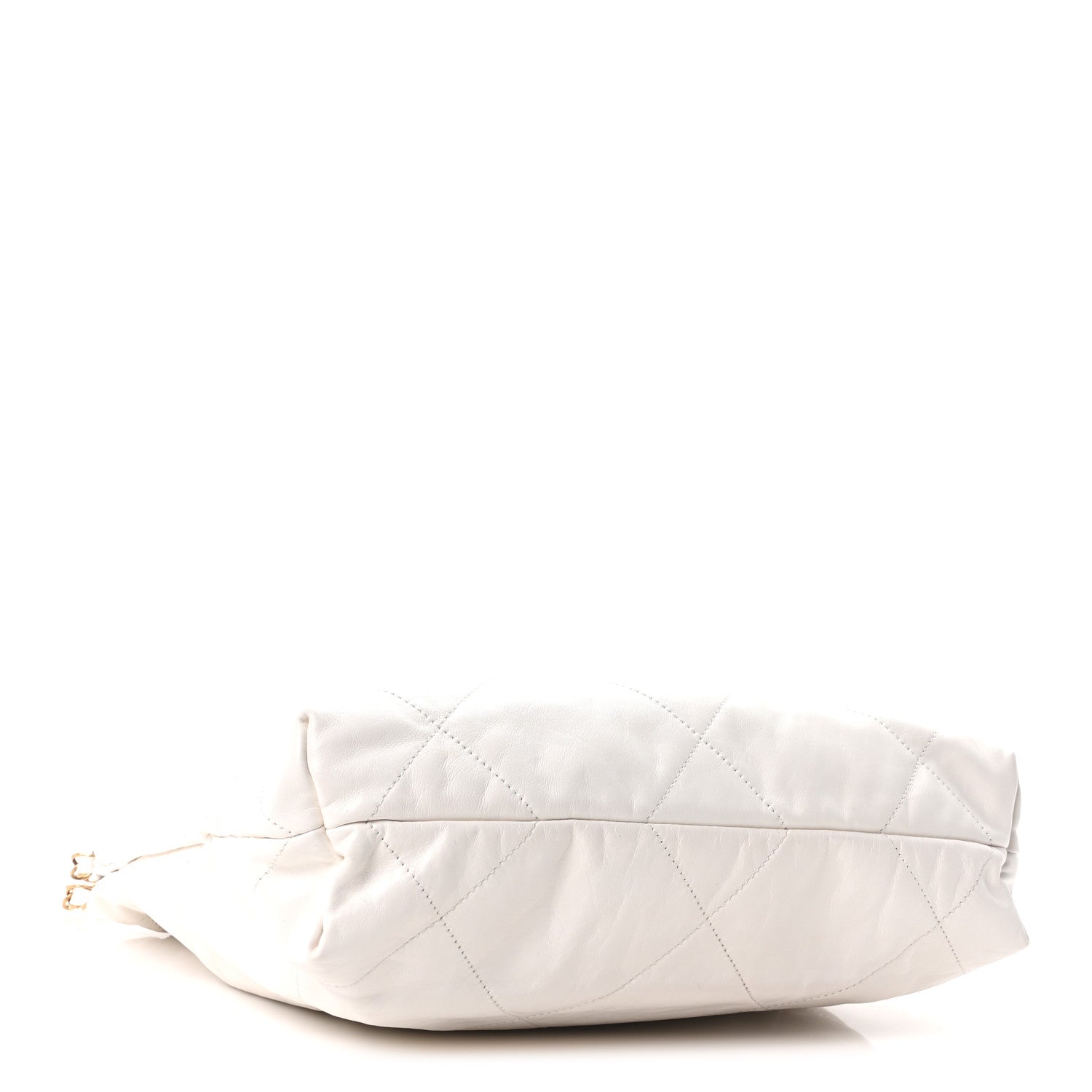 Chanel Shiny Calfskin Quilted Small Chanel 22 White 5 of 11