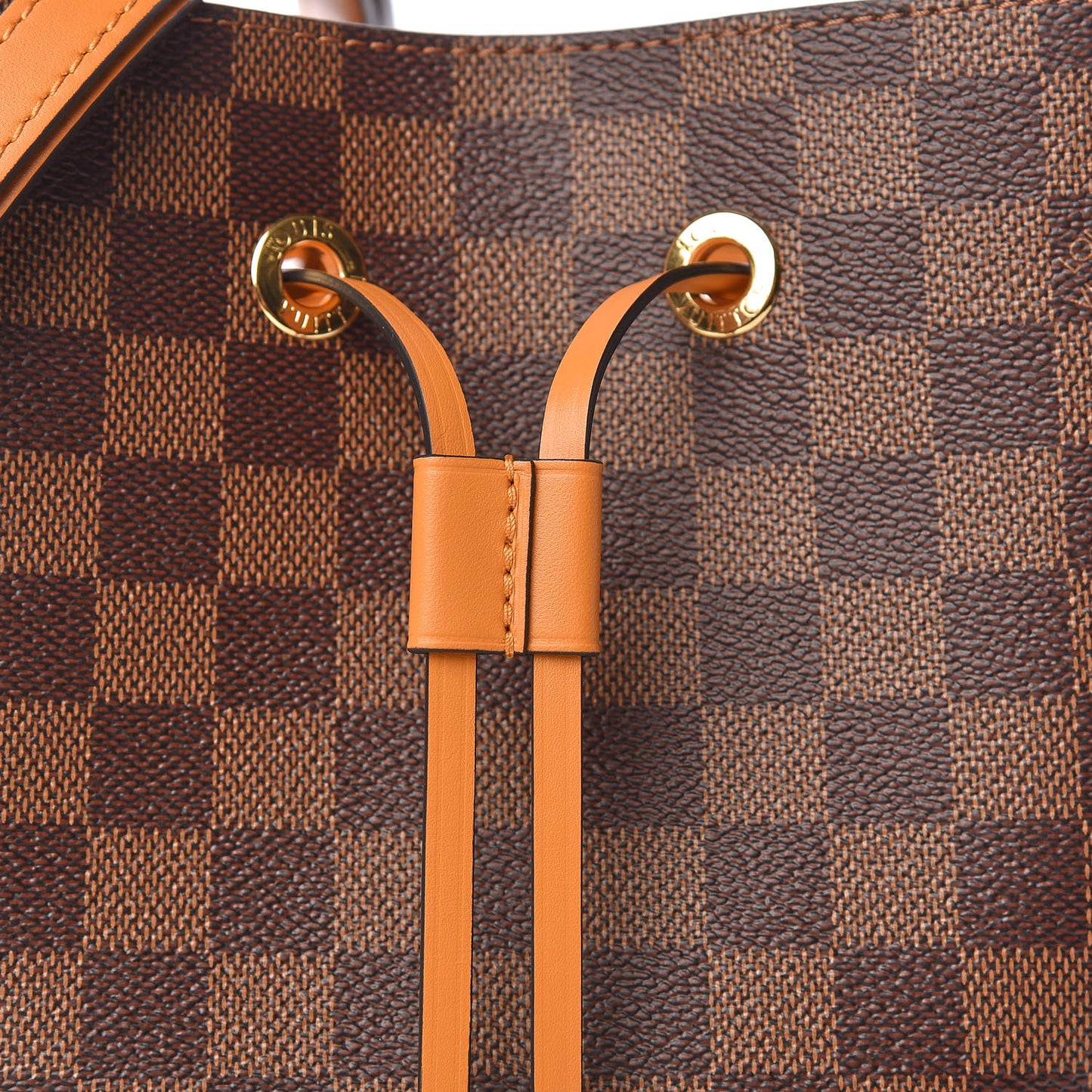 Damier Ebene Neonoe MM Safran