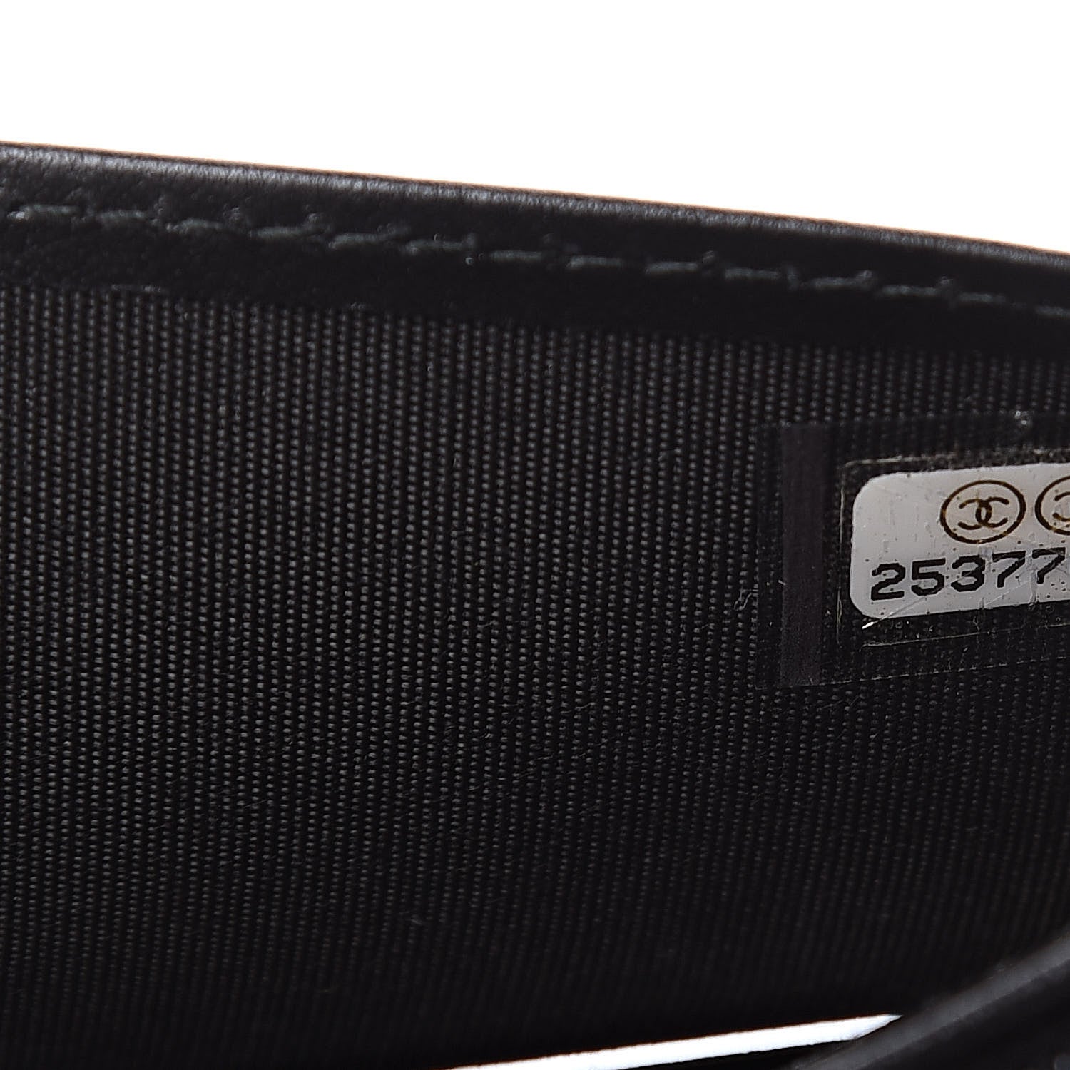 Chanel Caviar Quilted Boy Yen Wallet Black 8 of 9