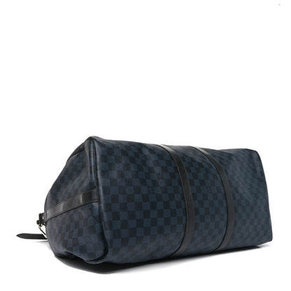 Louis Vuitton Damier Cobalt Keepall Bandouliere 55 3 of 10