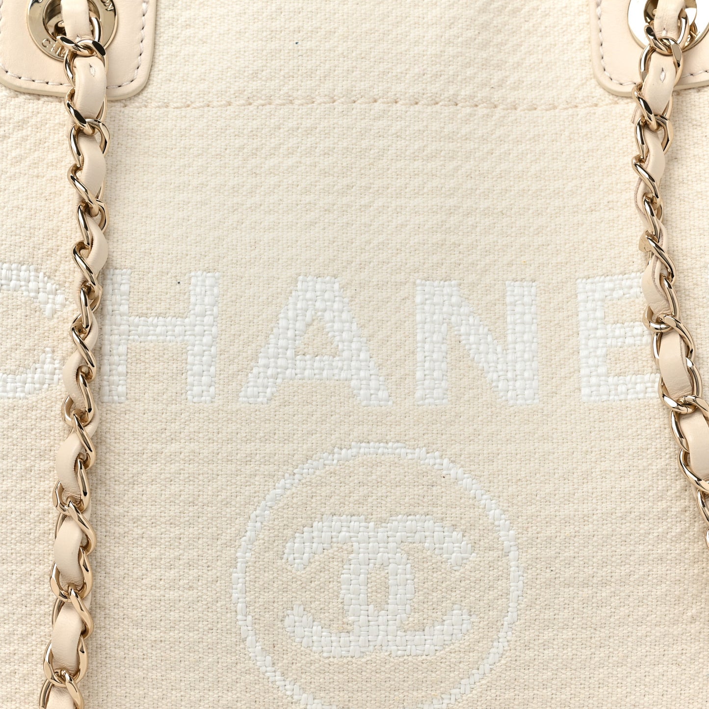 Mixed Fibers Small Deauville Tote White