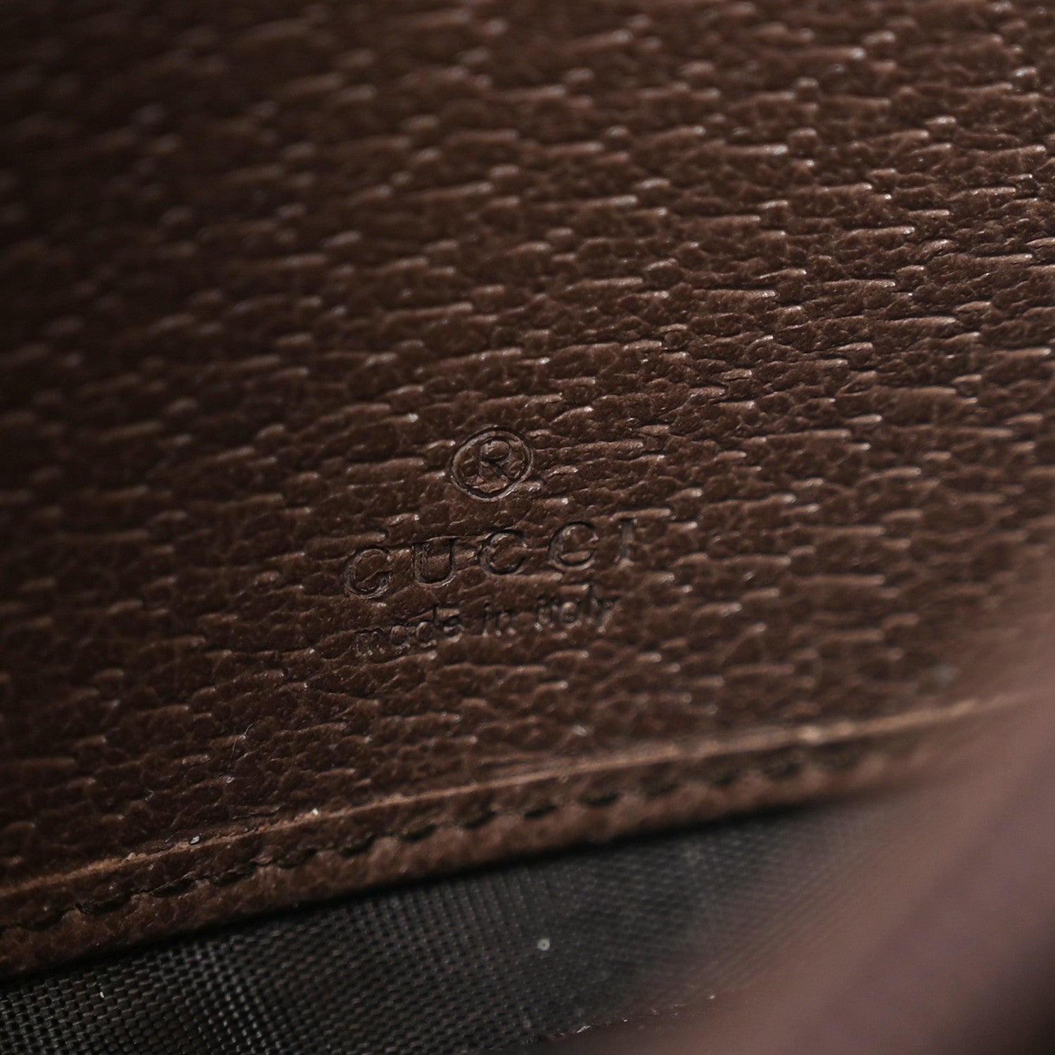 Gucci GG Supreme Monogram Web Ophidia Continental Wallet Brown 6 of 7