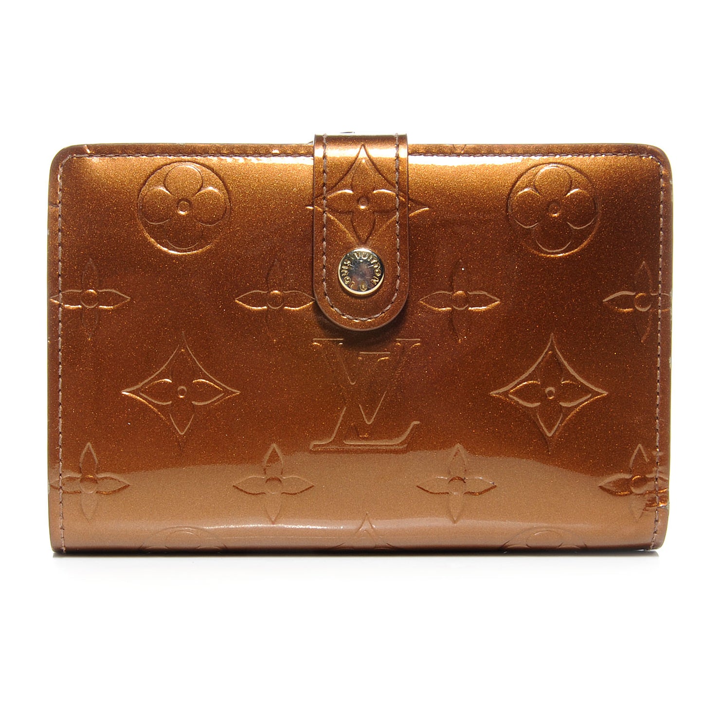 Vernis French Purse Wallet Bronze