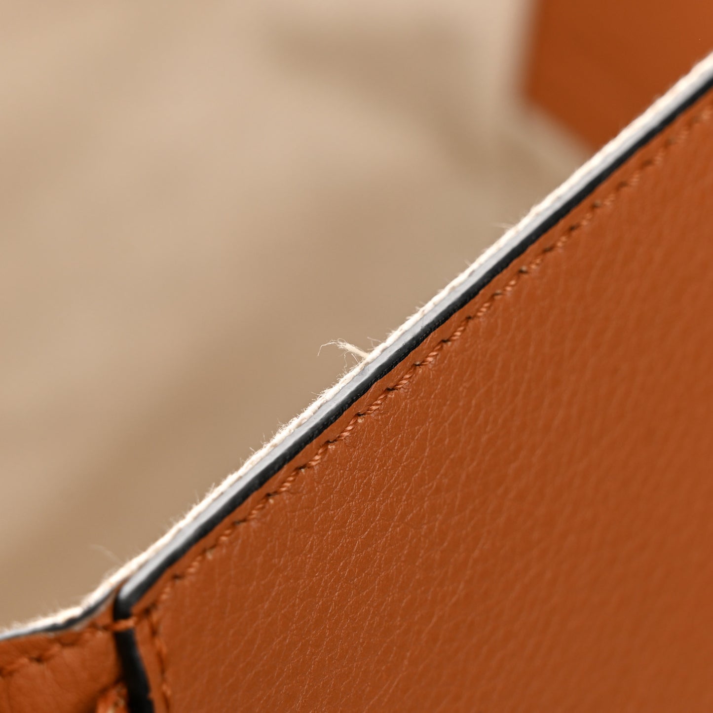 Calfskin Marine Stripe Small Hammock Shoulder Bag Tan