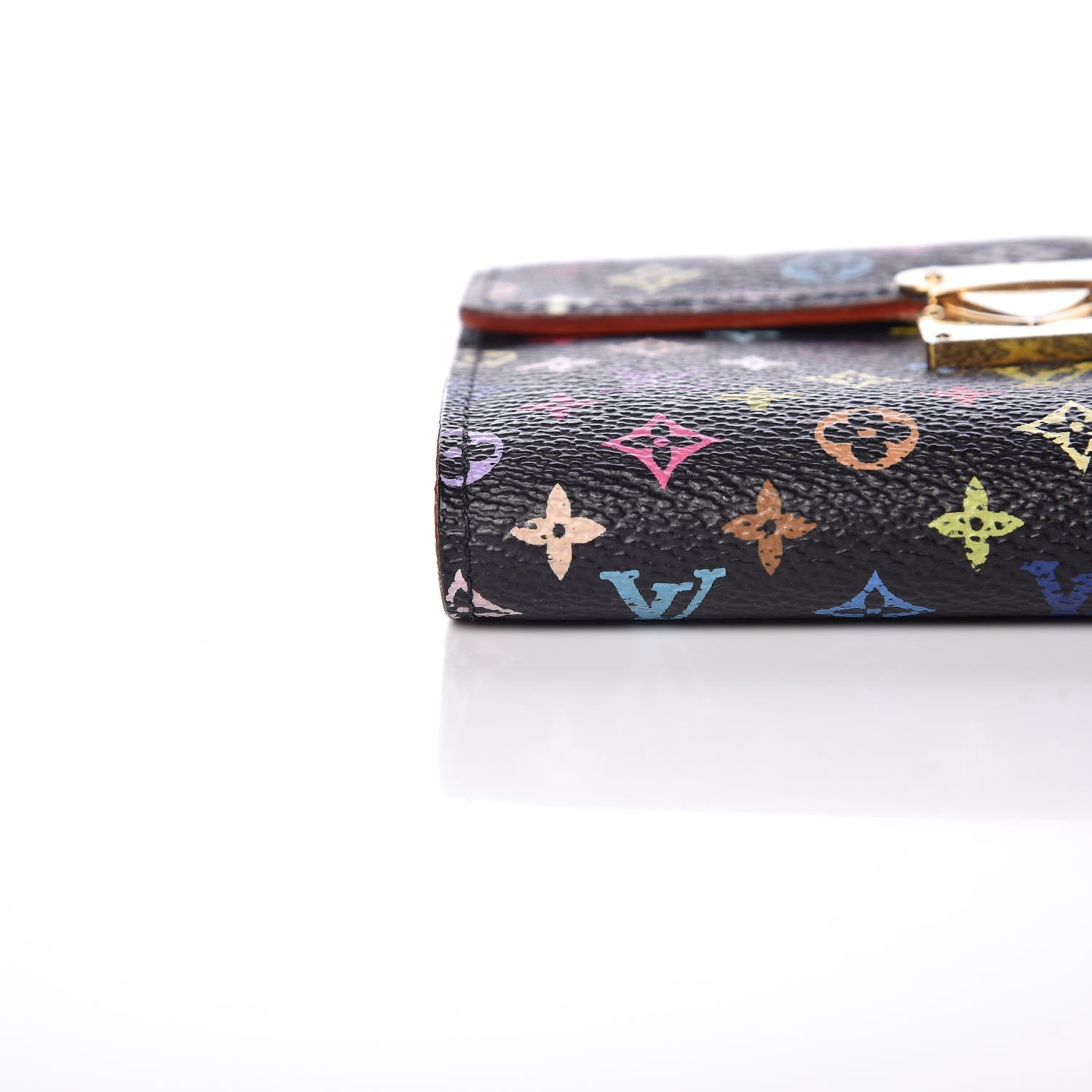 Louis Vuitton Monogram Multicolor Koala Wallet Black 9 of 14