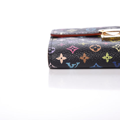 Louis Vuitton Monogram Multicolor Koala Wallet Black 9 of 14