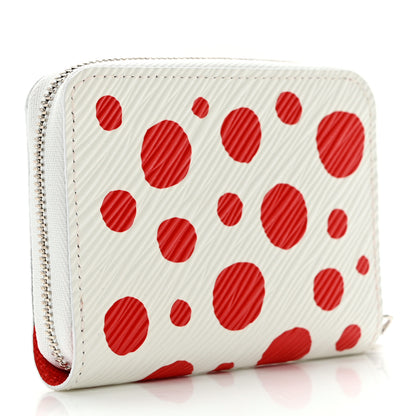 Louis Vuitton LV x YK Epi Zippy Coin Purse White Red 3 of 10