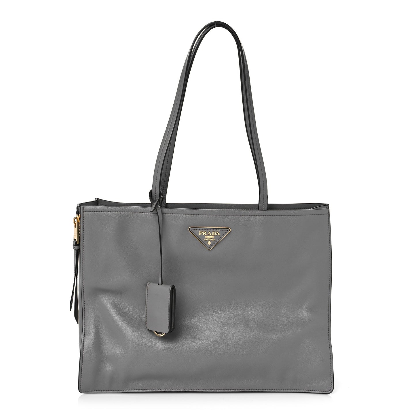 Glace Calfskin Tote Argilla