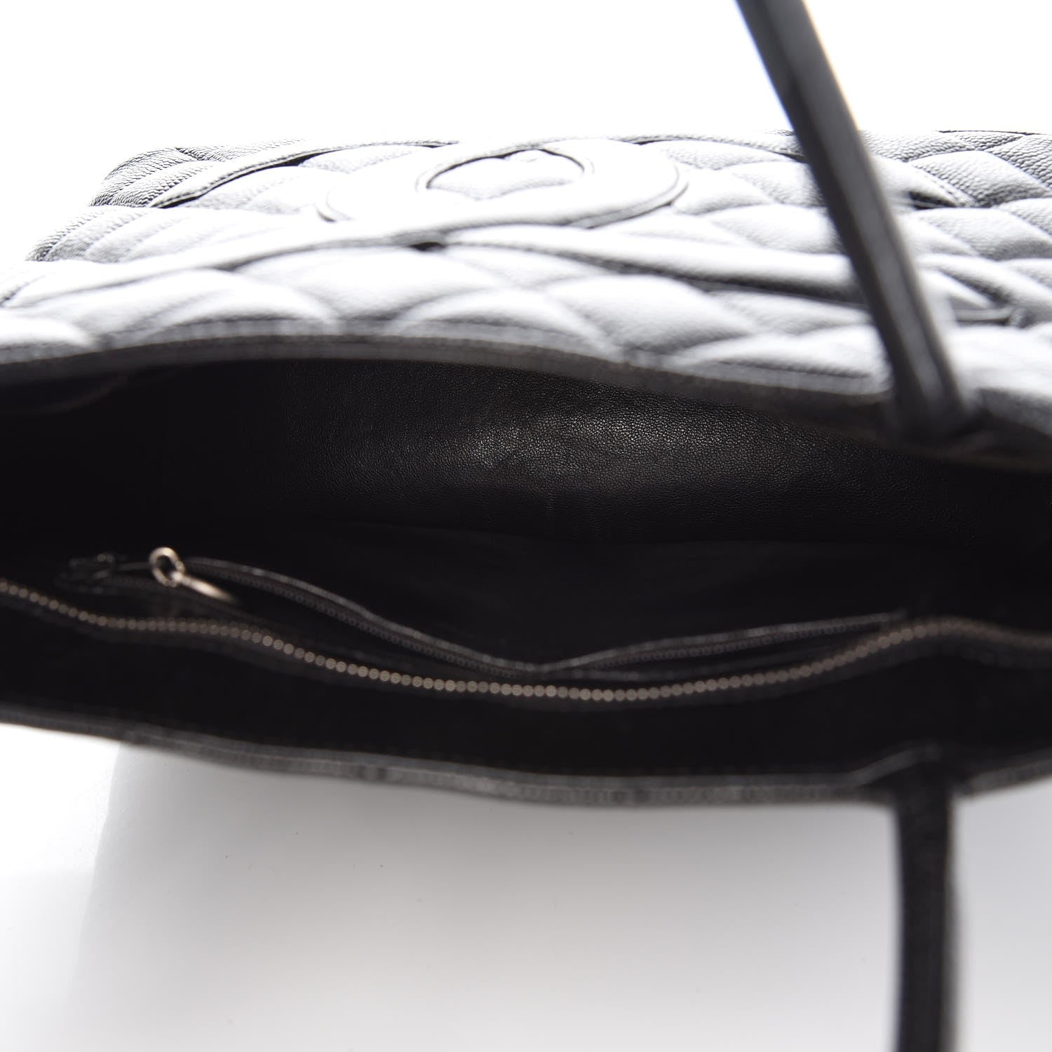 Chanel Caviar Quilted Medallion Tote Black 5 of 6