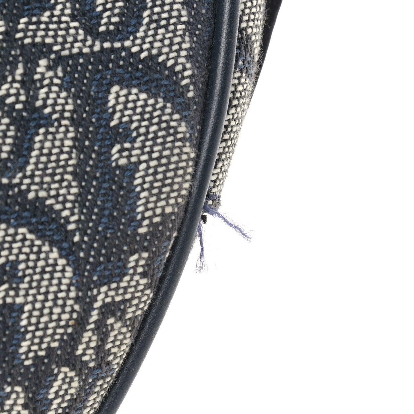 Monogram Saddle Bag Blue