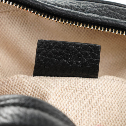 Gucci Pebbled Calfskin Mini Soho Chain Bag Black 7 of 7